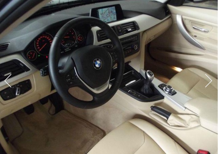 Left hand drive car BMW 3 SERIES (01/01/2015) - 